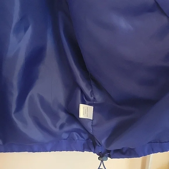 New York Giants Reebok SI NFL Blue Windbreaker Jacket Men's Large - Picture 9 of 13